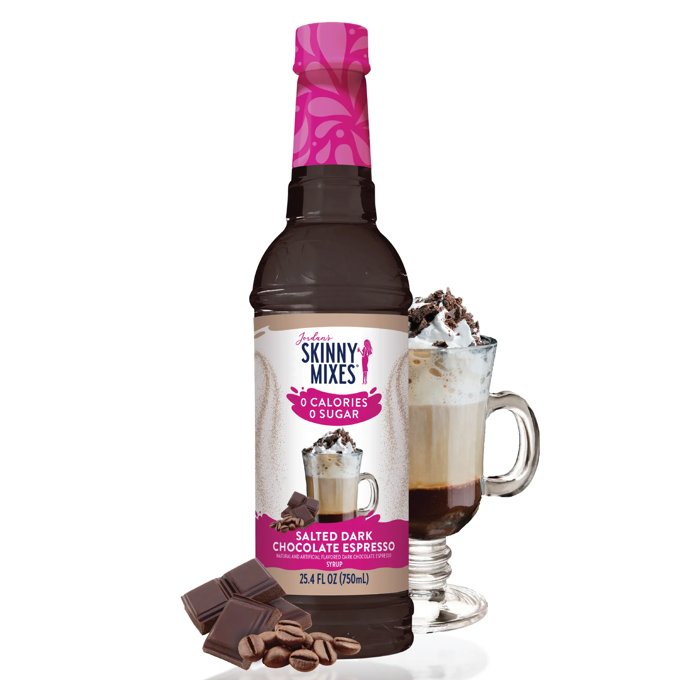 0 Sugar Salted Dark Chocolate Espresso Syrup, 0 Guilt Beverage Concentrate with Dark Choc Punch 0 Sugar Salted Dark Chocolate Espresso Syrup, 0 Guilt Beverage Concentrate with Dark Choc Punch
