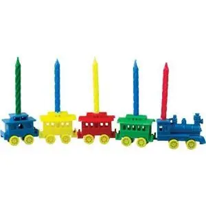 Party Train Candle Holder Birthday Candles