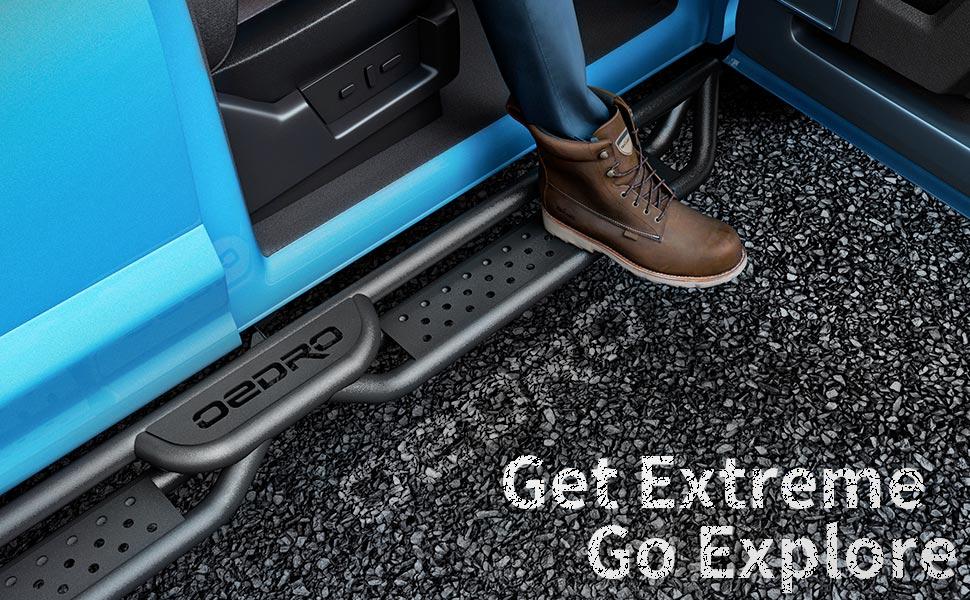 YITAMOTOR 6 Inch Running Boards Compatible with 2015-2025 Ford F150, 2017-2024 F250 F350 Super Duty Supercrew Cab, Bolt-on Side Steps Steel Nerf Bars