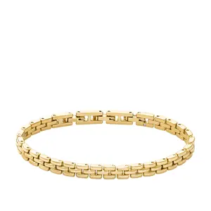 Fossil Women's Arden Watch Links Gold-Tone Stainless Steel Chain Bracelet