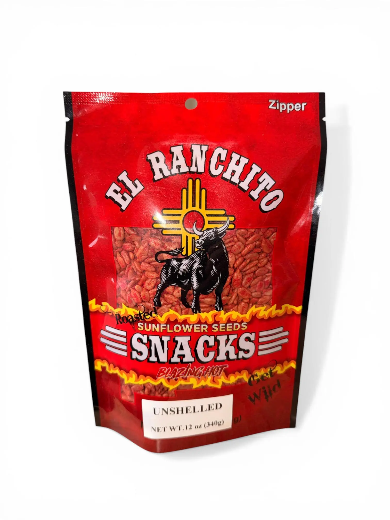 Unshelled Sunflower Blazing Hot Seeds 12oz