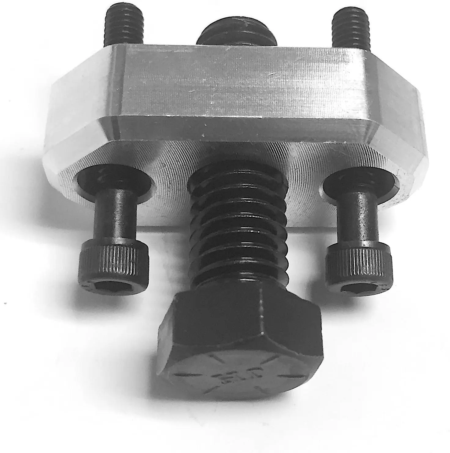 Heavy-Duty Center Bolt Billet Aluminum Steering Wheel Puller Tool with Soft-Head Screws, Aftermarket UTV Part for Polaris Vehicles with 2 Threaded Holes, Compatible with Polaris RZR XP1000 & More Models