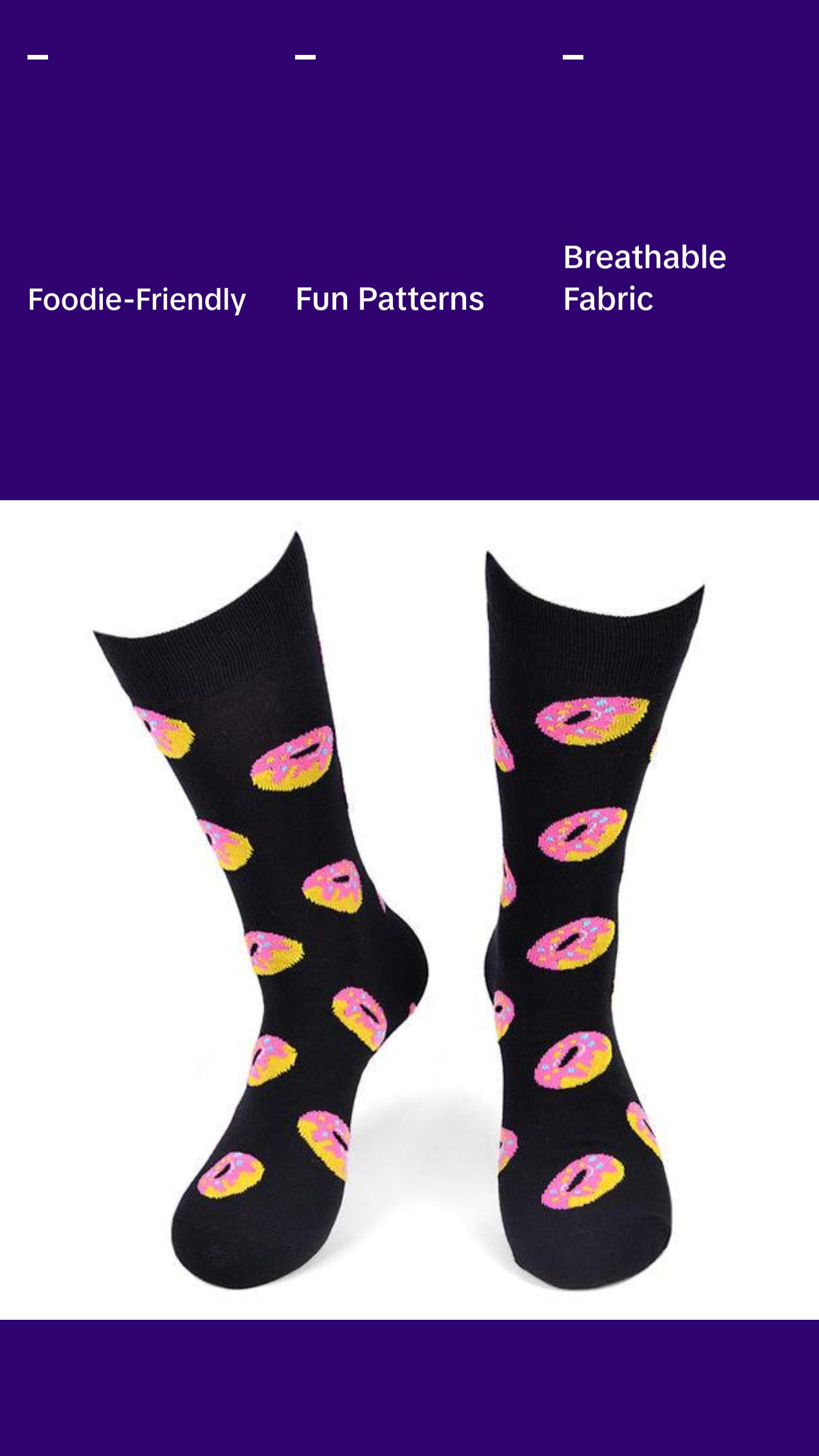 Men's Socks - Donut