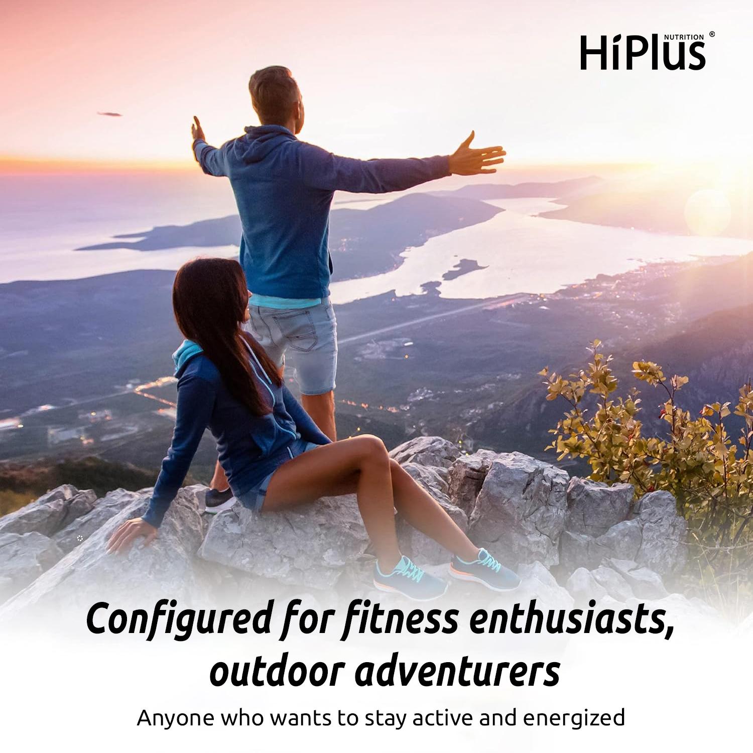 HiPlus Multivitamin for Men – Daily Multivitamins & Multiminerals with Vitamin A, C, D, E, B12, Zinc & More – Vitamins for Energy, Focus & Men’s Health – 90 Capsules