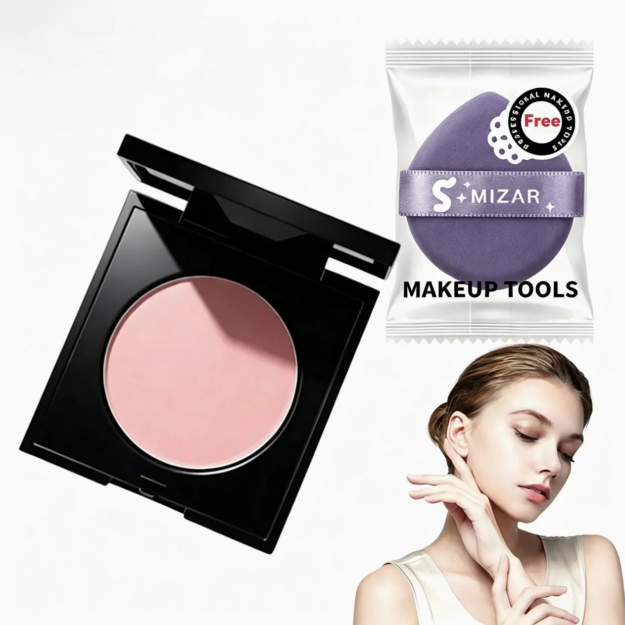 Under Eye Brightener(Gift powder puff), Dark Circle Coverage, Moisturizing Foundation Concealer