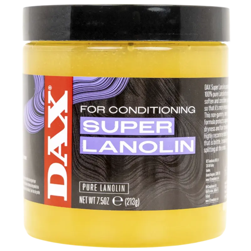 100% Pure Lanolin Hair Conditioner, Lightweight Anti-Frizz Moisturizer and Finishing Cream for Dry, Brittle Hair, 7.5 oz, Healthy Hair, Hair Routine