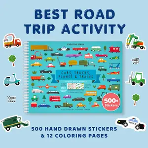 Cars Trucks Planes Sticker Book