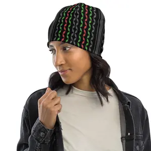Arabic Keffiyah Print Beanie