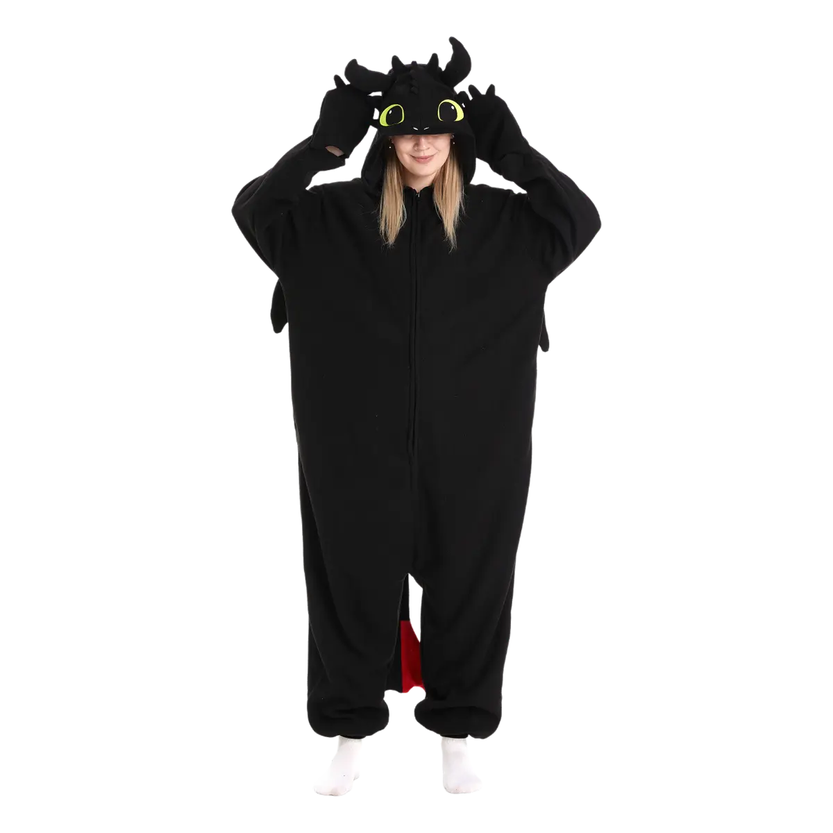 Unisex Cute Dragon  Animal Onesie Pajamas Sleepwear Dragon Halloween Party Costumes Comfortable Fleece Loungewear Fabric Womenswear machine washable  stitch pajamas