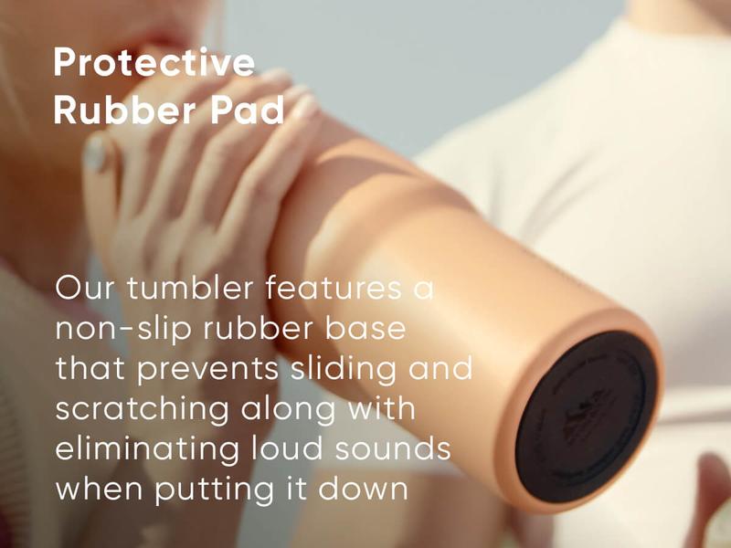 Hydrapeak Nomad 32oz Tumbler with Handle & Flip Straw, Leakproof Water Bottle, Fits In Cup Holder, Bottles Keep Cold For 24 Hours, Rubber Base, Portable Drinkware Gift for Women & Men Drinkware Flasks