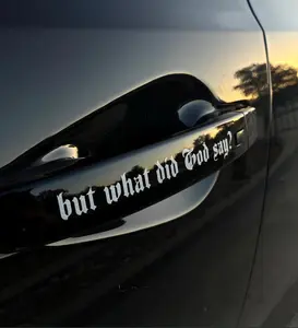 “ but what did god say?” Car Decal