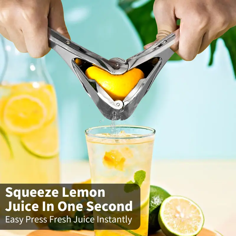 【AREL】Stainless Steel Citrus Juicer - Handheld Manual Juicer Squeezer with Handles