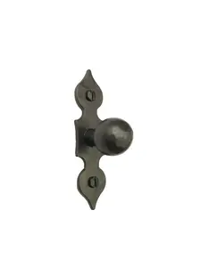 Rustic Spade Hammered Iron Cabinet Knob HK15