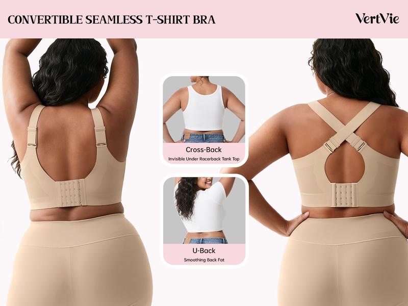 Vertvie|GRACE Classic T-Shirt Bra, Jelly Bras, Wireless Full Coverage for All Day Comfort Vertvie|GRACE Classic T-Shirt Bra, Jelly Bras, Wireless Full Coverage for All Day Comfort