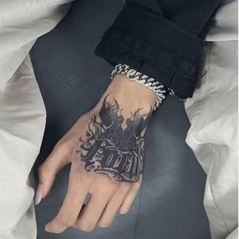 Xoriginal Hand-Back Tattoo Stickers: Ultra-Realistic, Waterproof, and Long-Lasting for a Bold Statement" Unique Style