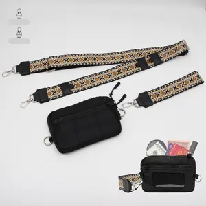 3-in-1 Clip and Go Strap for Phone with Wallet Crossbody Detachable Zippered RFID Wristlet Wallet Adjustable Anti-Theft Phone Lanyard for Women Hands-Free for Daily Errands Phone Accessories Travel Essential Grey - Cellphone