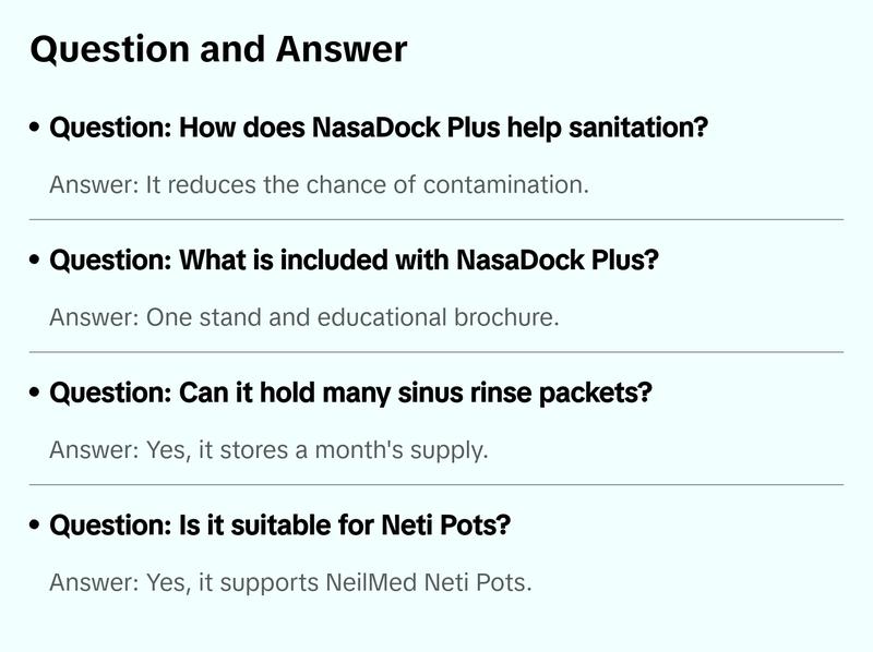 NasaDock Plus - White drying stand