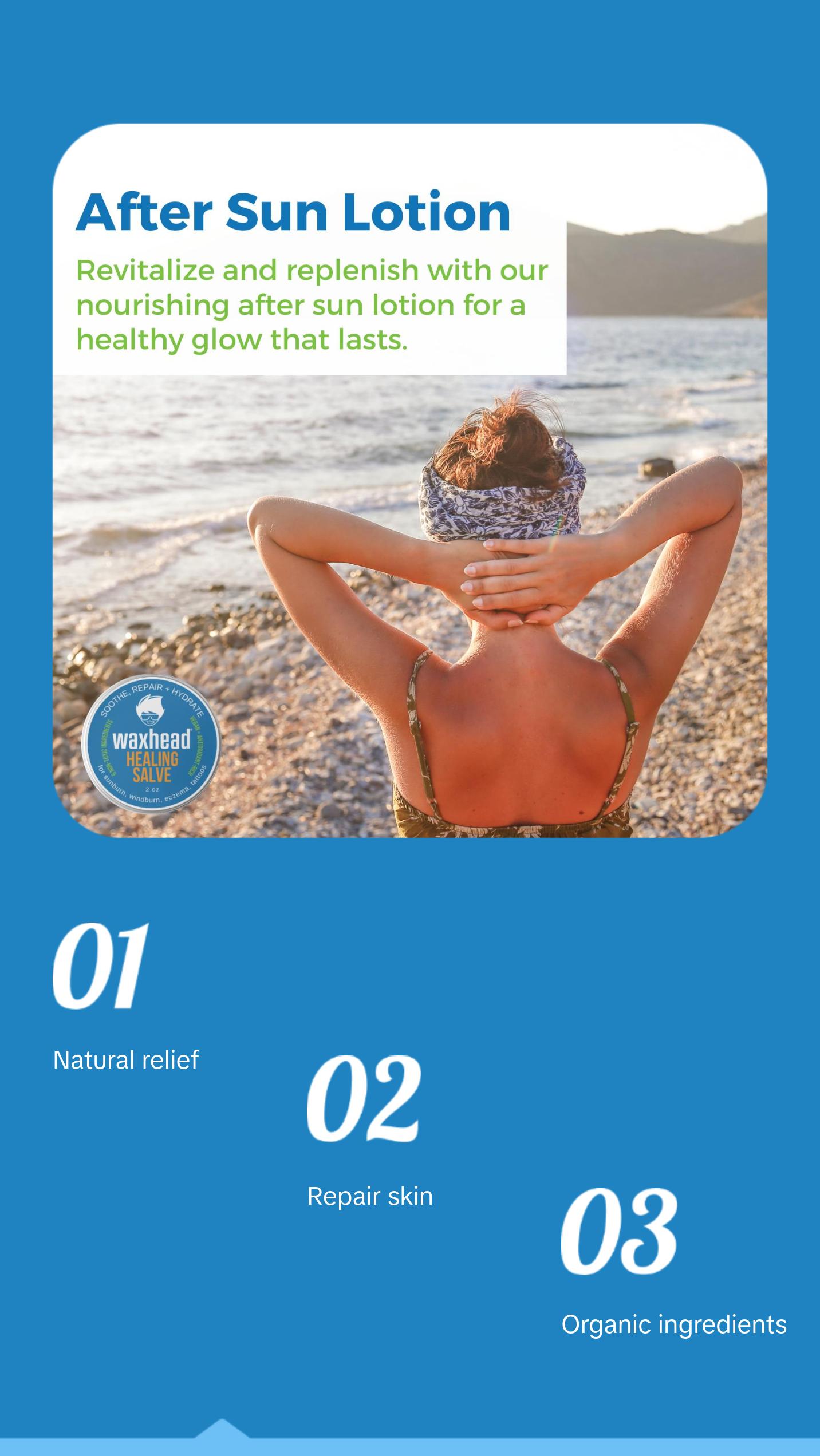 Waxhead Aftersun Body Butter for Sunburn Relief Body Care Organic Daily Lightweight Moisturize Moisturizer Repair Restore Sunflower Herbal Waxhead Aftersun Body Butter for Sunburn Relief Body Care Organic Daily Lightweight Moisturize Moisturizer Repair Restore Sunflower Herbal