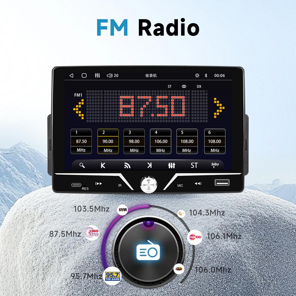 6,86 Zoll Android13 T100 QLED 1280*480p Autoradio mit für Bluetooth Radio GPS Ca 6,86 Zoll Android13 T100 QLED 1280*480p Autoradio mit für Bluetooth Radio GPS Ca
