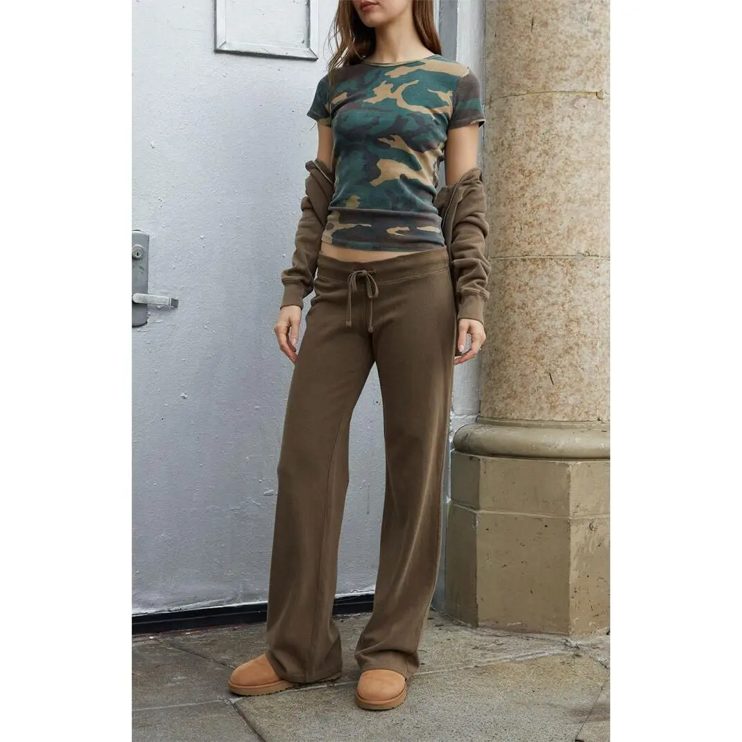 John Galt Women's Brown Hilary Baggy Sweatpants John Galt Women's Brown Hilary Baggy Sweatpants