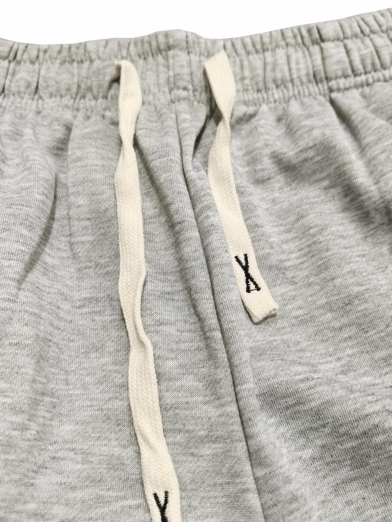 Men's Regular Fit Solid Drawstring Waist Sweatpants, Casual Pocket Design Pants for Fall & Winter, Men's Trousers for Daily Wear, Athleisure Pants