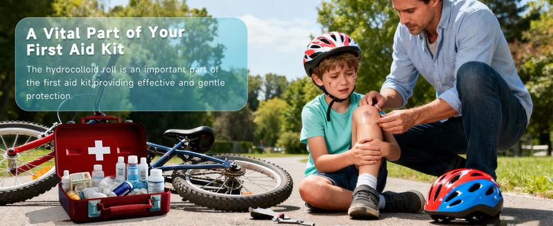 Advanced Hydrocolloid Healing Roll Patch – Medical Grade Invisible Acne & Pimple Patch Tape, Fast Skin Recovery Patch, Waterproof & Absorbent Wound Care Bandage (2in×13ft) Scar Treatment & Skin Repair