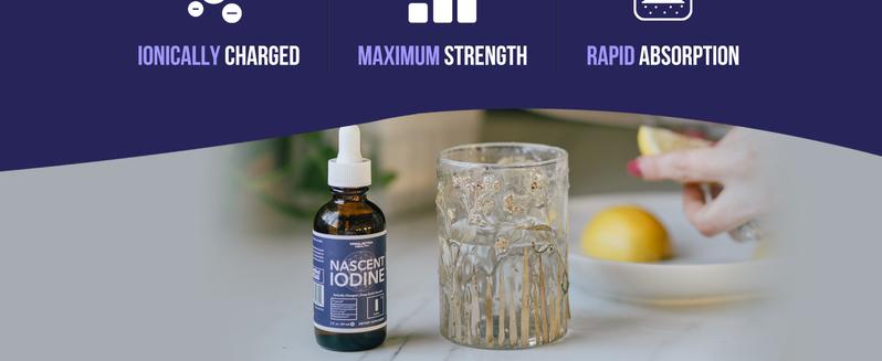 Nascent Iodine Supplement | 400 Servings – 1800 mcg (600 mcg per Drop) – Pure, Clear Liquid – Supports Thyroid Health, Energy & Immunity – Vegan, Glass Bottle (2 oz.)