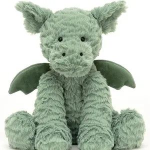 Cute Green Dragon Plush - Soft Home Decor Accent, Cozy Living Room & Bedroom Ornament, Adorable Desk Buddy for Cozy Spaces/stuffed animals