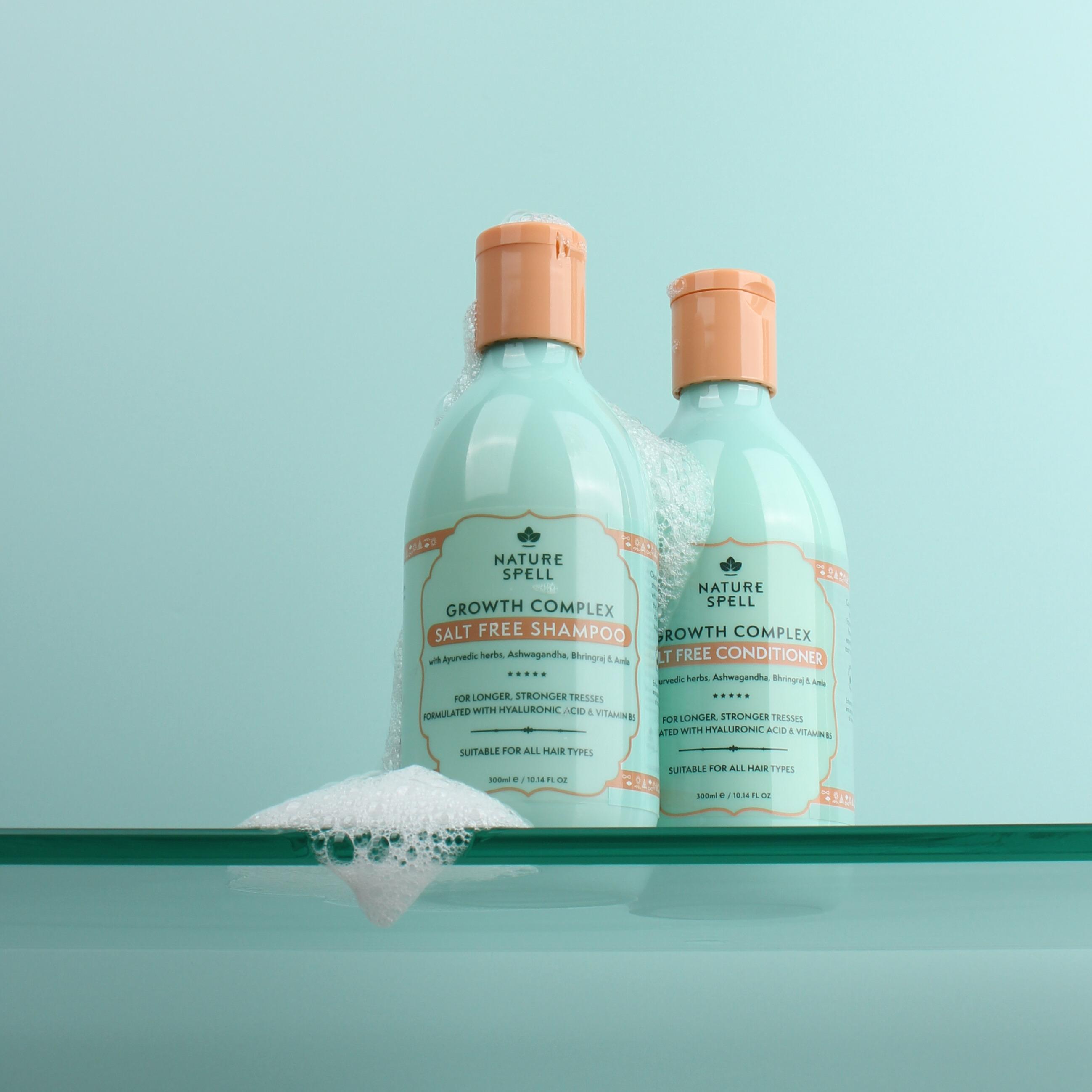 Nature Spell Growth Complex Duo - Hair Growth Shampoo & Conditioner 300ml x 2