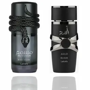 Lattafa Asad Elixir + Musamam Black Intense combo EDP 200 ML