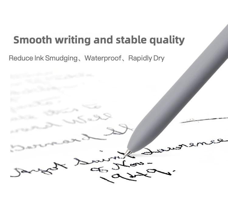 10 Pcs Black Gel Pens – Smooth 0.5mm Fine Tip, Quick-Dry Ink, Aesthetic Gradient Design | Must-Have Study Tools for Back to School