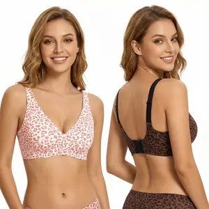 Women’s Jelly Wireless Push-Up Bra | Seamless Deep V Bralette, Soft Comfort T-Shirt Bra for Everyday Wear  everyday  lingerie bra intention