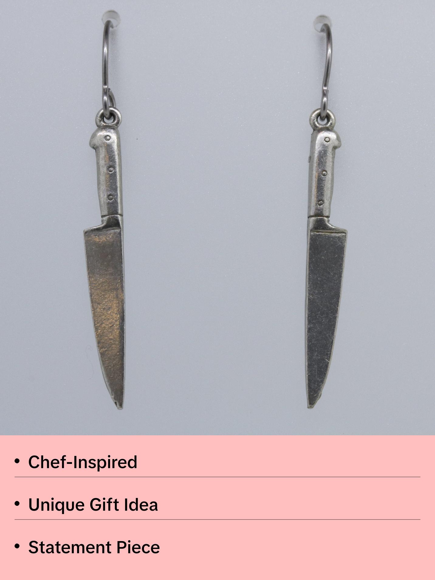 Chef's Knife Earrings