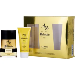 Ab Spirit Millionaire Set-Eau De Parfum Spray 3.3 Oz & Shower Gel 3.3 Oz For Men