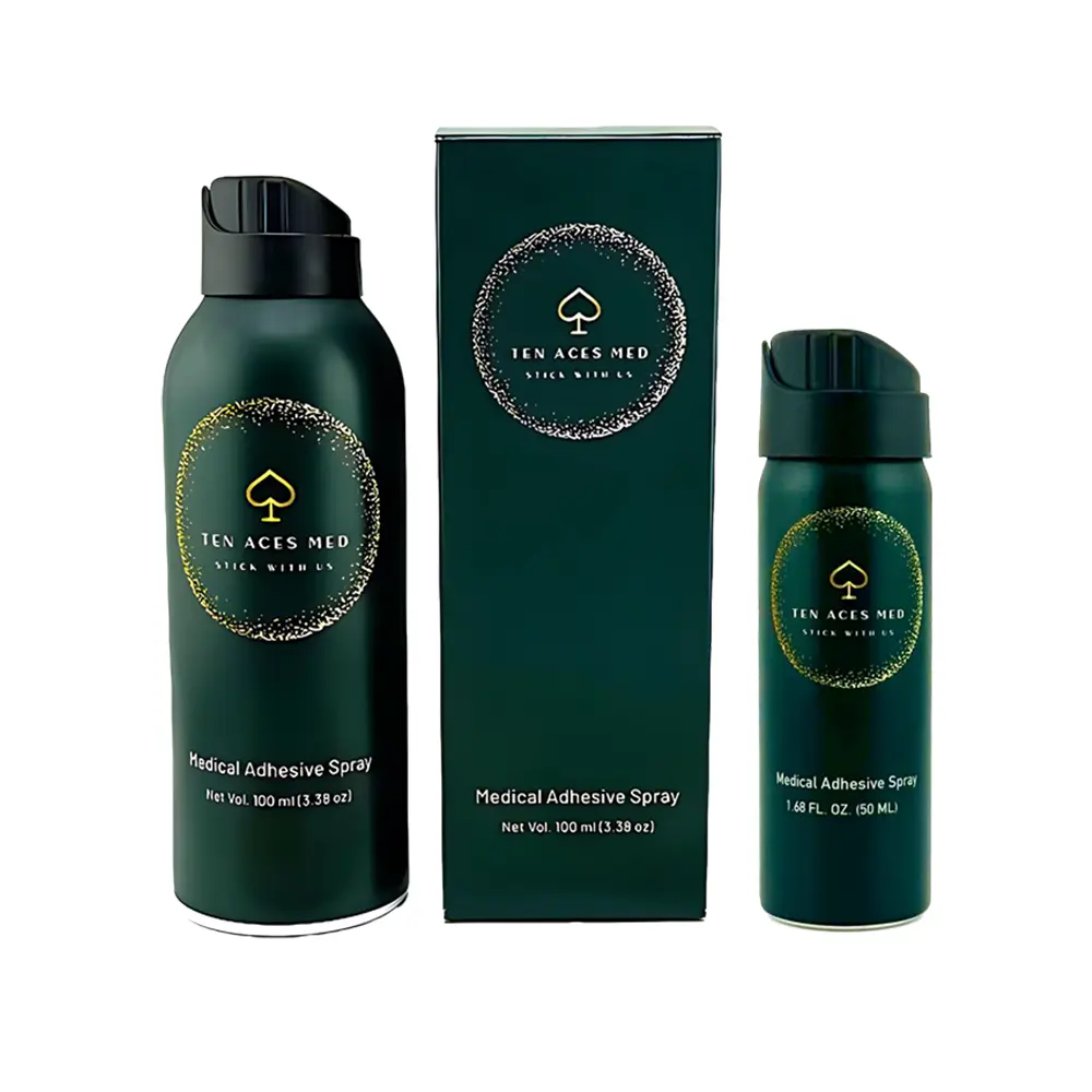 Ten Aces Medical Adhesive Spray for Ostomy skin barriers - STOP ostomy leaks and get back to living your best version of you️️️ Silicone Confidence