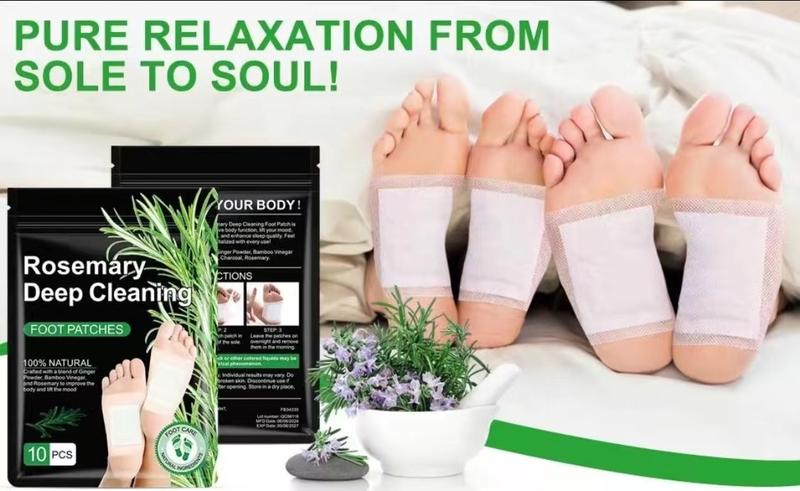 Foot Detox Patches for Stress Relief, Toxin Remova&Better Sleep Natural Deep Cleansing Pads Healthy Healthcare Solution Treatment