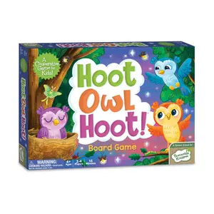 Peaceable Kingdom  Hoot Owl Hoot — Cooperative Family Board Game