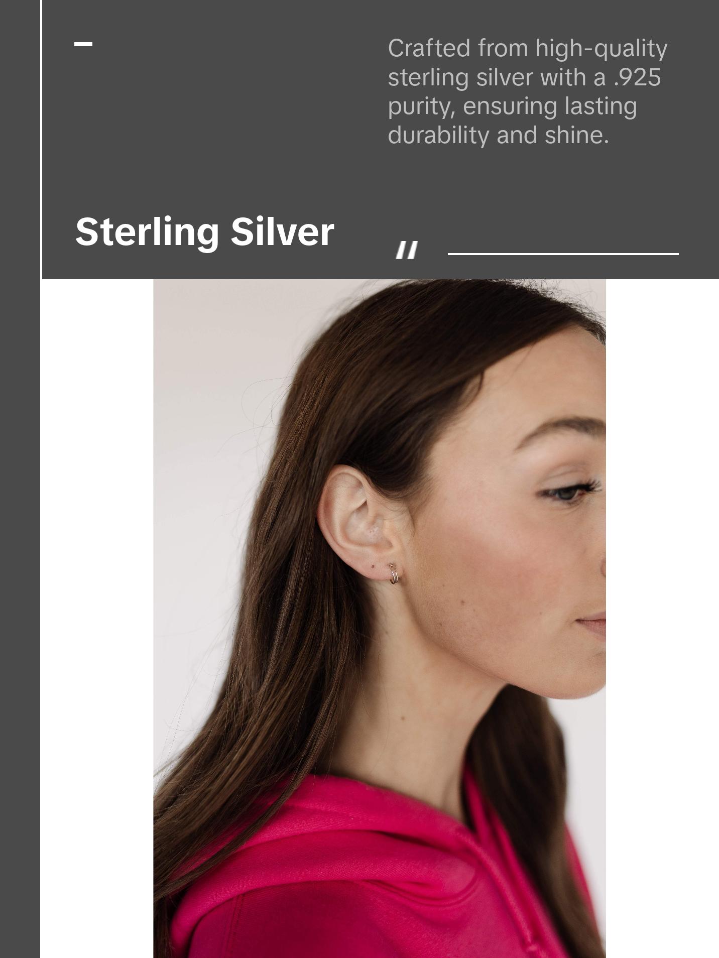 Double Huggie Hoop Earrings