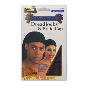 Mr. Durag #4387 Premium Spandex Unisex Dreadlocks and Braid Cap, Fashion Accessory Hat