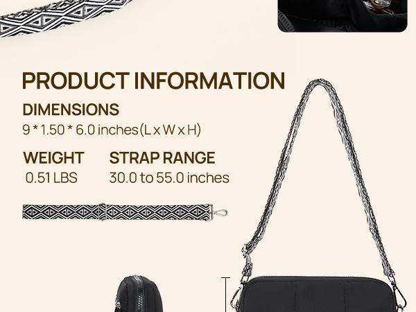 Telena Valentine's Day gift Cloud-Light Crossbody Bags for Women Crossbody Purse with Guitar Strap Lightweight Waterproof Puffer Shoulder Bag Travel Gift Little Pink Bag gift for her Telena Valentine's Day gift Cloud-Light Crossbody Bags for Women Crossbody Purse with Guitar Strap Lightweight Waterproof Puffer Shoulder Bag Travel Gift Little Pink Bag gift for her