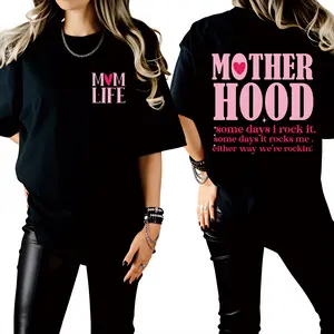 🎁   Double-Sided Beat Mom Tee - 100% Cotton, Motherhood Graphic, Perfect Birthday Gift, Breathable for Hiking. # BestMomEver # GiftForMom # CottonTee. # TikTokMadeMeBuyIt. # ViralTees