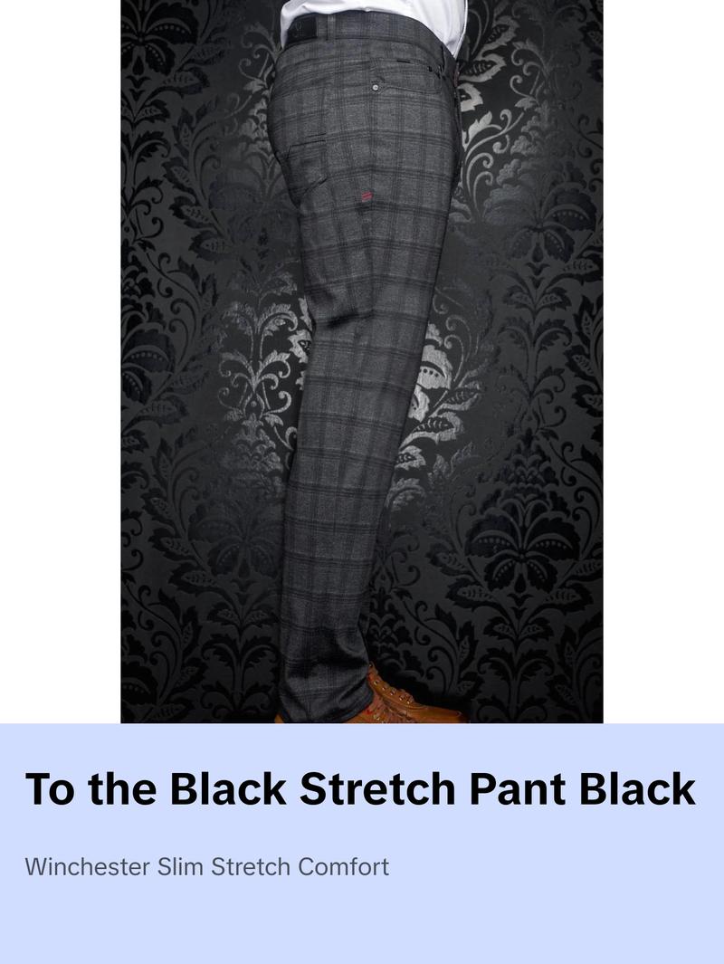 Au Noir Stretch Pant | Winchester Hopkins Black