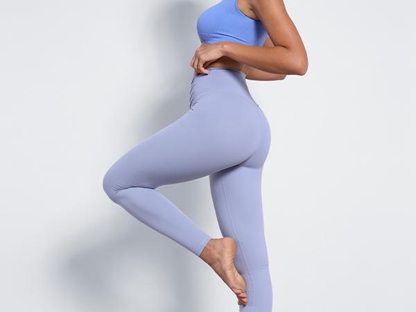 ODODOS Cloud Feeling Ruched Yoga Leggings for Women 25" / 28" High Waist Crossover Yoga Pants