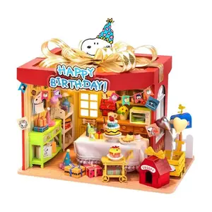 Puremind Peanuts Snoopy Birthday Party Building Set