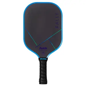 Franklin Sports 15.7'' Rally Traditional Pickleball Paddle - Blue/Green: Polypropylene Core