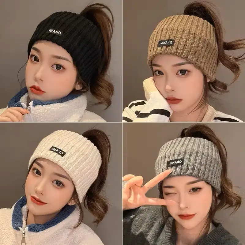 Women's Stylish Broad-Edge Warm Headband, Fashion Hair Accessories for Women, Ideal for Autumn-Winter Outfits, Multi-Functional as Face-Washing Strap and Ponytail Holder