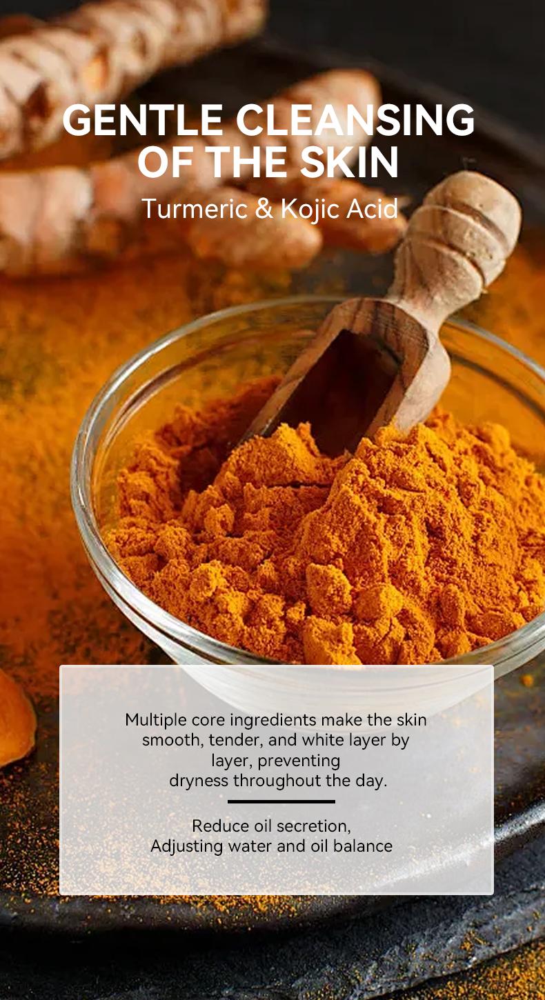 12 PCS Turmeric & Tartaric  Soap, Cleansing Soap, Body Soap Cleansing Skin Care Products, Suitable For Bath Care, Containing Natural Ginger Extract, Deep Cleaning Moisturizing Handmade Soap