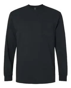 Gildan Unisex Ultra Cotton® Long Sleeve Pocket T-Shirt 2410