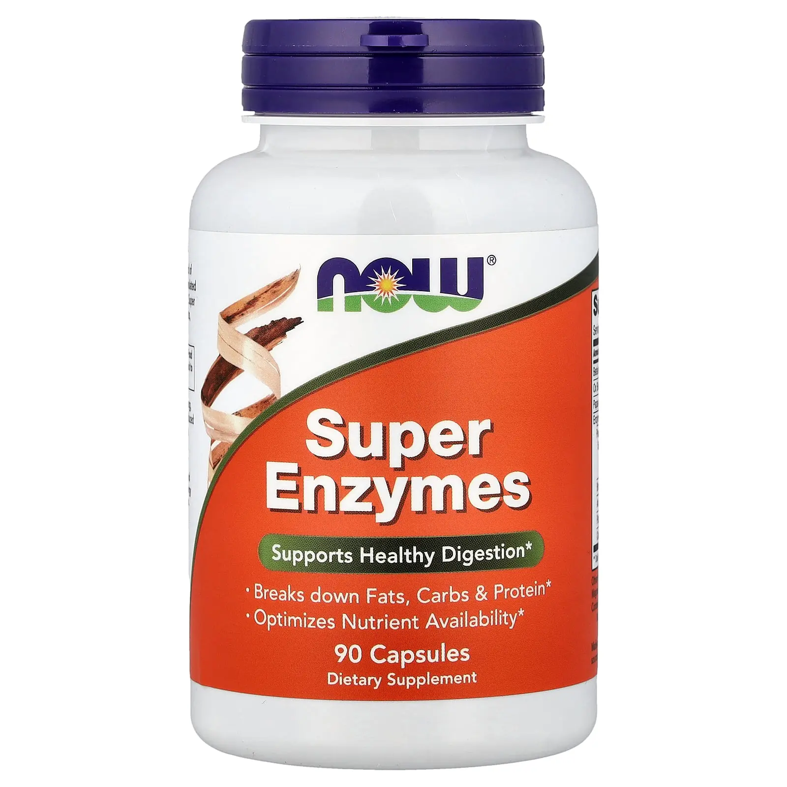 NOW Foods Super Enzymes, 90 Capsules