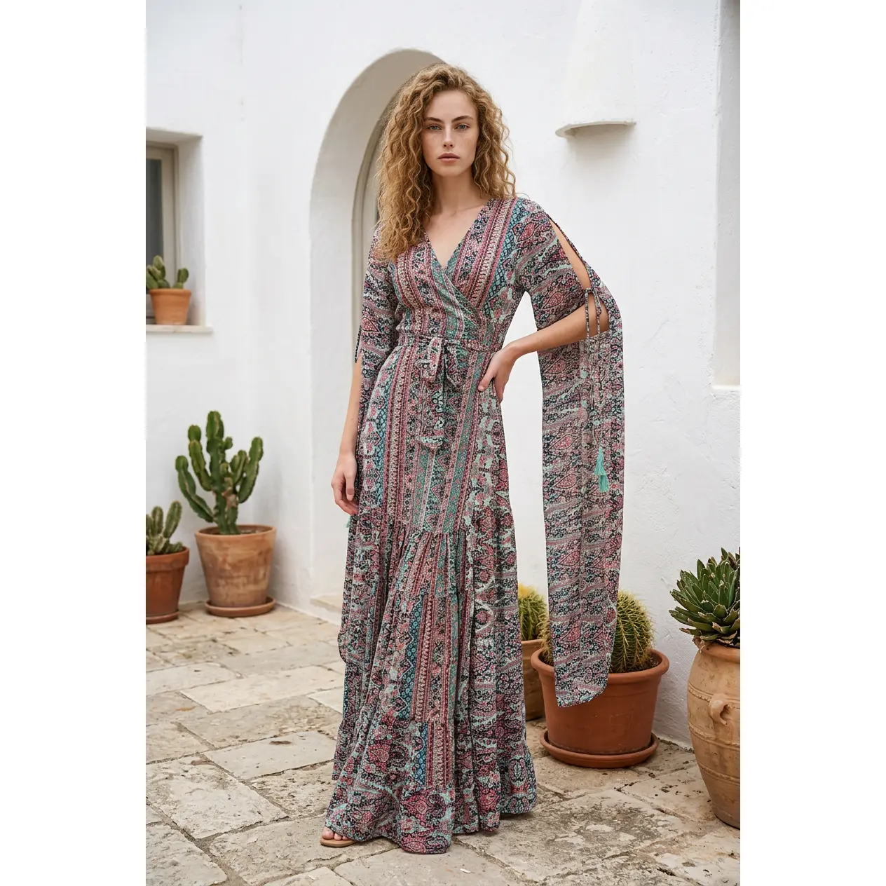 Andressa Kimono Dress